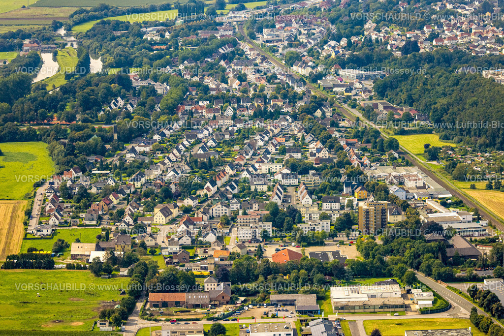 Froendenberg230901813 | Luftbild, Wohngebiet-Ost Westicker Straße, Wohnen und Leben in Fröndenberg, Fröndenberg, Ruhrgebiet, Nordrhein-Westfalen, Deutschland