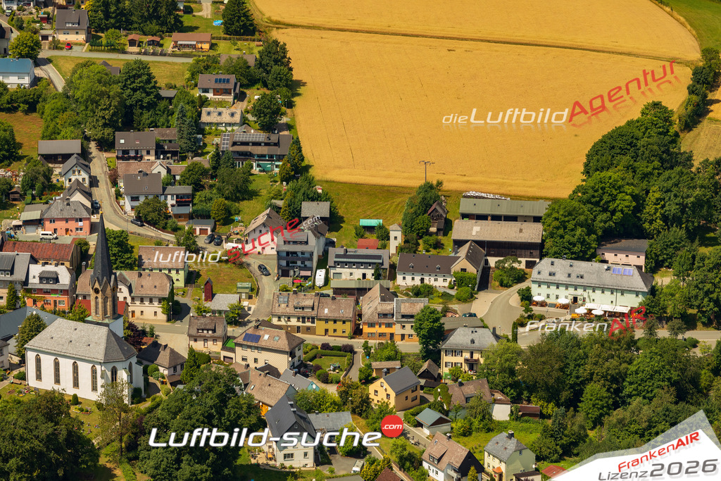 Schrägluftbild  Döbra  Schwarzenbach am Wald - Das Luftbild wurde 2025 vom UL-Flugzeug heraus erstellt ( keine Drohne ) - Hochauflösende Luftaufnahme -Nicht vergleichbar mit Google Maps oder Satelittenbilder- Die Geschenkidee !Mit Lizenz und Bildrechte bestellbar