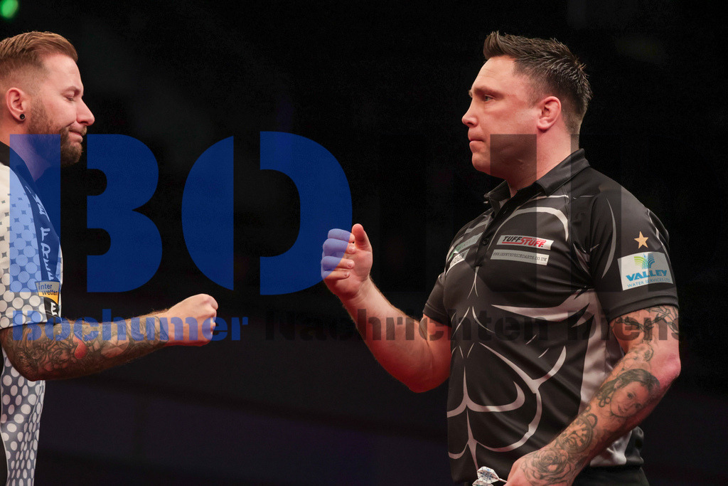  29.10.2023 - 
 | Sebastian Sendlak / Bochumer Nachrichtendienst (BOND) - PDC European Darts Championship: Viertelfinale {Persons shown} - Realisiert mit Pictrs.com