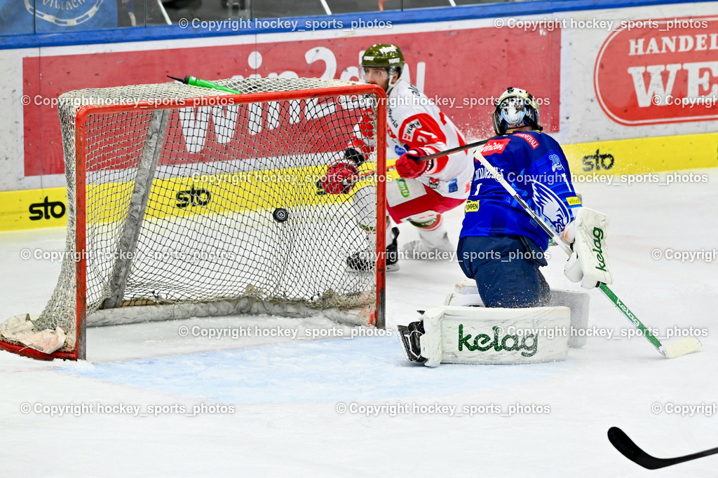 EC IDM Wärmepumpen VSV vs. HC Bozen 30.12 2022 | #1 Lamoureux Jean Philippe, Tor HC Bozen, #26 Miceli Angelo