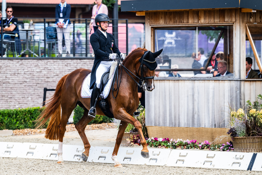 Nicolas Wagner-Ehlinger on Quater Back Junior | FEI Dressage European Championship for Seniors - Realisiert mit Pictrs.com