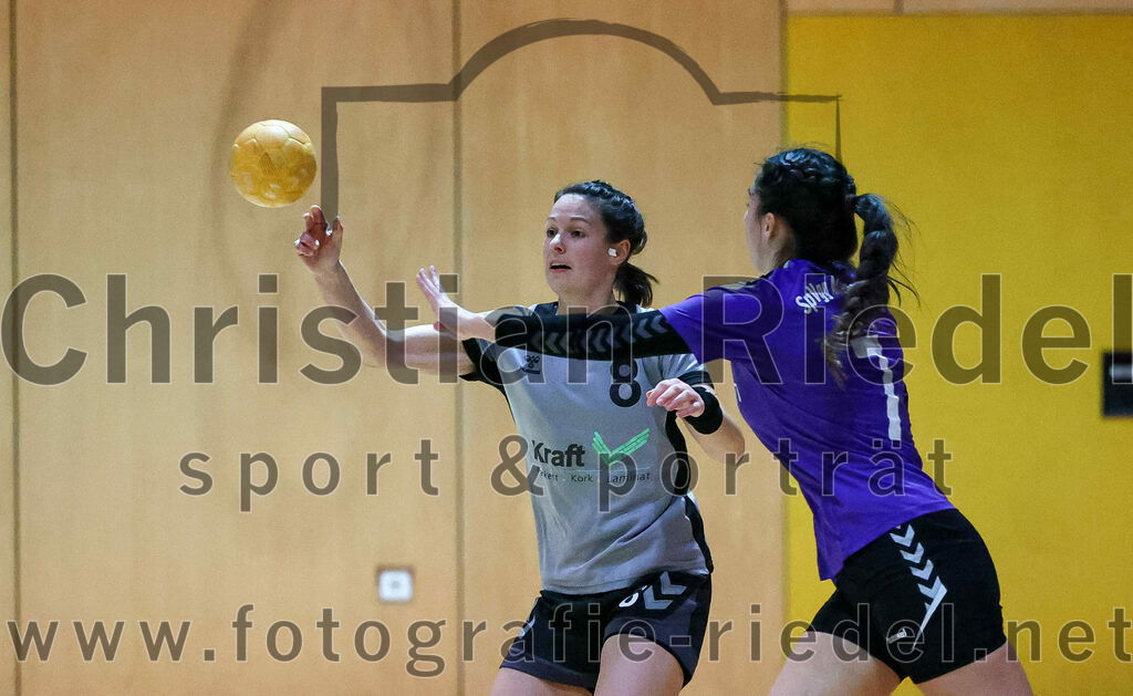 2022-11-12_060_SpVgg_Altenerding_II_gegen_SC_Kirchdorf | Erding, Deutschland, 12.11.2022:
Handball, Bezirksliga Frauen Altbayern 2022 / 2023, 5. Spieltag, SpVgg Altenerding II gegen SC Kirchdorf, Endergebnis: 24:19

Stefanie Chezzi (SC Kirchdorf, #8), Michelle Gruber (SpVgg Altenerding, #7)

Foto: Christian Riedel / fotografie-riedel.net