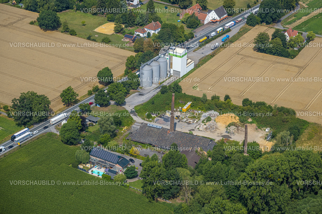 Hamm250701850Rhynern | Luftbild, Alte Ziegelei Kump, Bäuerliche Bezugs- und AbsatzGenossenschaft Werle eG Agrargenossenschaft, Werler Straße, Stadtbezirk Rhynern, Hamm, Ruhrgebiet, Nordrhein-Westfalen, Deutschland