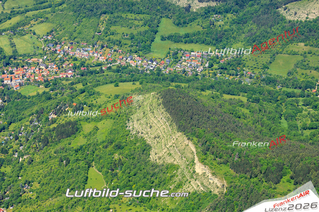 Die Luftaufnahme Woellnitz - Jena wurde vom UL-Flugzeug (keine Drohne) aus fotografiert.Hohe Druck- Auflösung-die Geschenkidee!