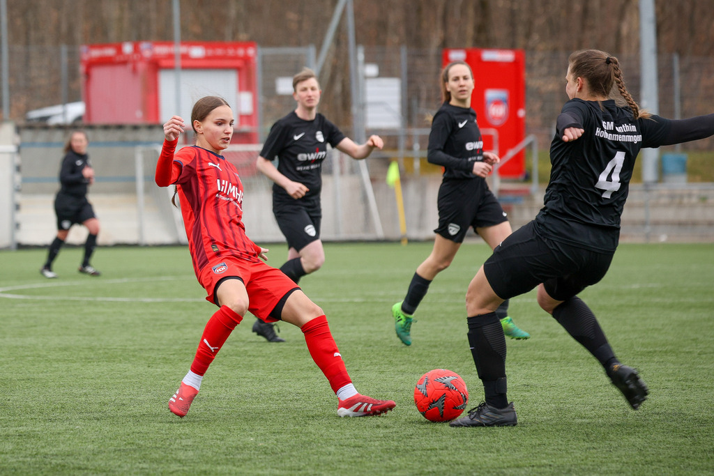 20260329-FCH-HS_009 | 1.FC Heidenheim 1846 II vs. SGM Hohenmemmingen/Sontheim, Fußball, Frauen, Bezirksliga, 2025/2026, 14. Spieltag, 29.03.2026 in Heidenheim, Kunstrasen b. Voith-Arena West(Foto: Michael Bulling) - Realisiert mit Pictrs.com