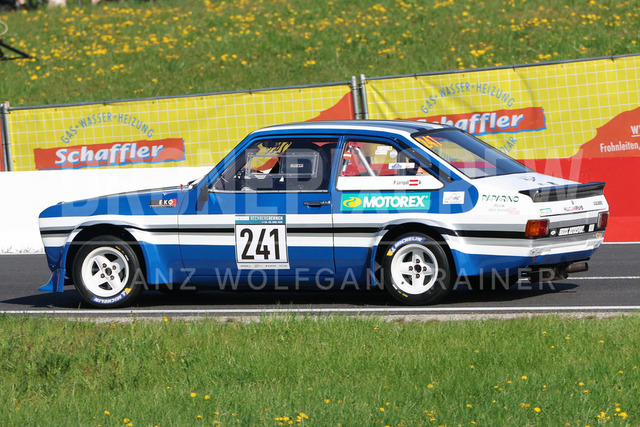 FIA Historic Hill Climb Championship – Rechberg 2026    | Historic race car in action during the FIA Historic Hill Climb Championship at Rechberg, held from 24 to 26 April 2026 near Tulwitz, Styria, Austria. The image shows Philipp LERNPASS (AUT) Ford Escort RS 2000 Mk.2.     