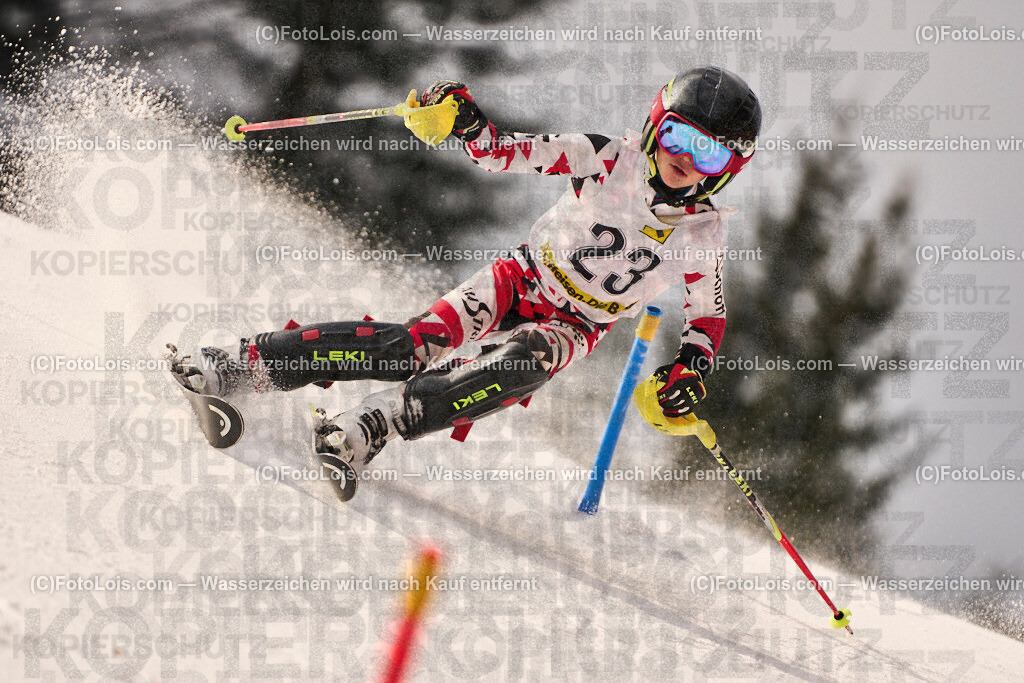 ALP3131_KinderCup-SL_STMK_Strallegg_Fuchs Tobias | Raiffeisen KINDERCUP Alpin, SLALOM auf der JogllandStreif in Strallegg am So 23. Februar 2025. Veranstaller: Steirischer Skiverband (5000). Skiunion Strallegg (5197).
