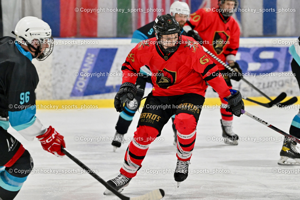 Lendhafen Seelöwen vs. Spartans Althofen | #69 Köck Jakob Spartans Althofen, Lendhafen Seelöwen vs. Spartans Althofen, Lendhafen Seelöwen vs. Spartans Althofen am 14.02.2025 in Ferlach (HTC Eishalle Ferlach), Austria, (Photo by Bernd Stefan)