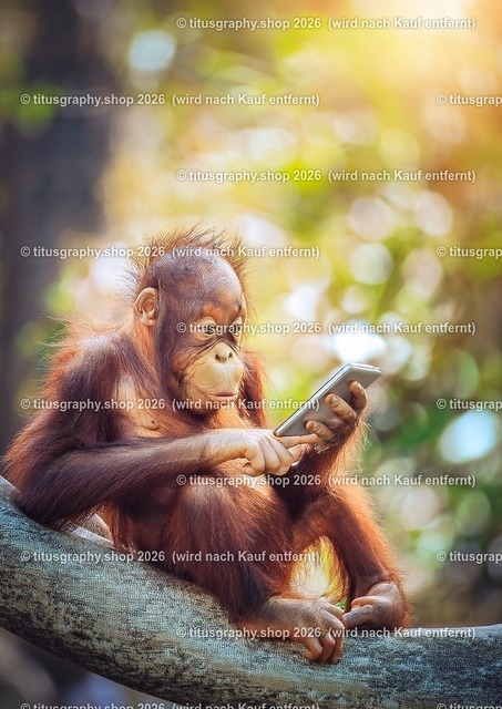 orang-utan-mit-smartphone_titusgraphy-ai-03_pe | titusgraphy-shop: Geschenkideen mit Qualitätsfotos. titusgraphy-shop: gift ideas with quality photos. titusgraphy-shop: idées cadeaux avec photos de qualité.  - Realisiert mit Pictrs.com