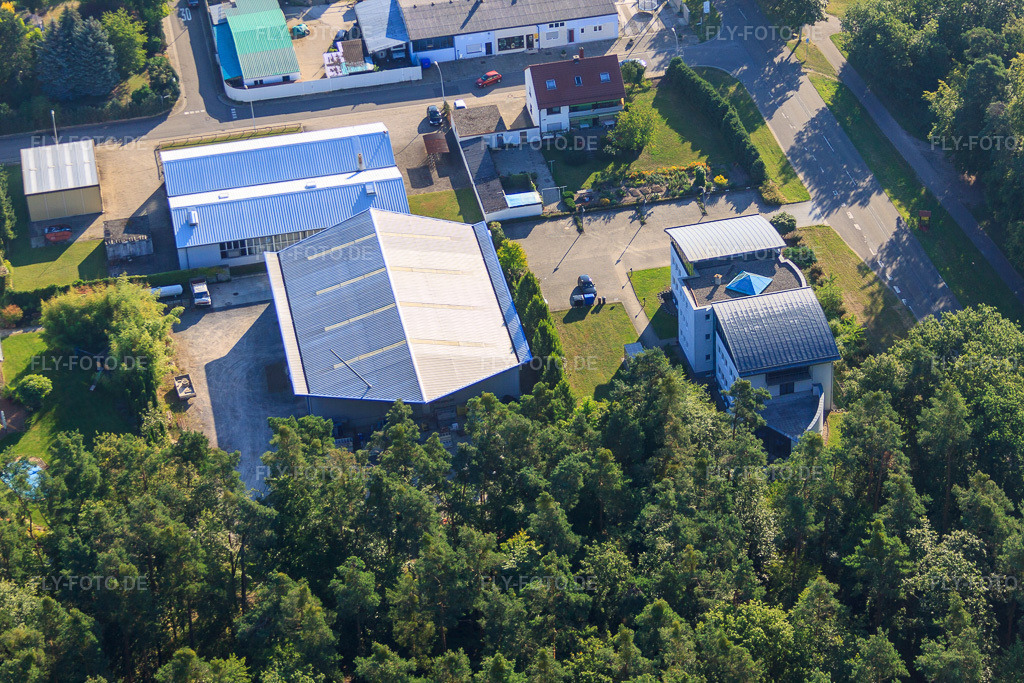 Luftbild: WiCo Production GmbH in Rheinzabern im Bundesland Rheinland-Pfalz in Deutschland. Foto: IMG_51652.jpg vom 11.08.2012 durch Werner Riehm/FLY-FOTO.de