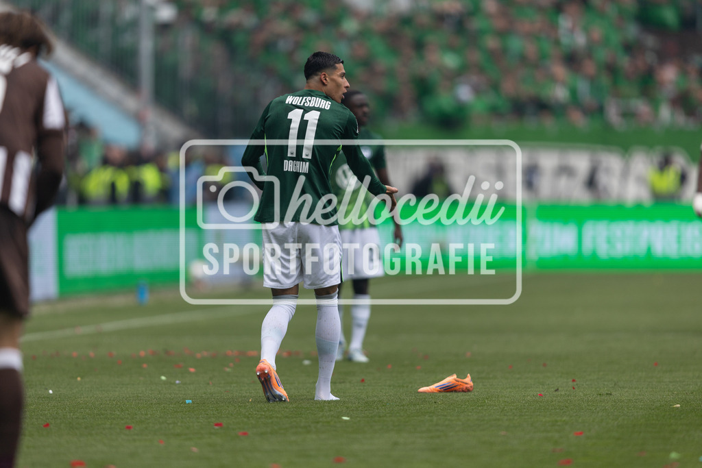 Fußball I Männer I Saison 2025-2026 I Bundesliga I FC St. Pauli - VfL Wolfsburg I 12828 | realhellocedii - Realisiert mit Pictrs.com