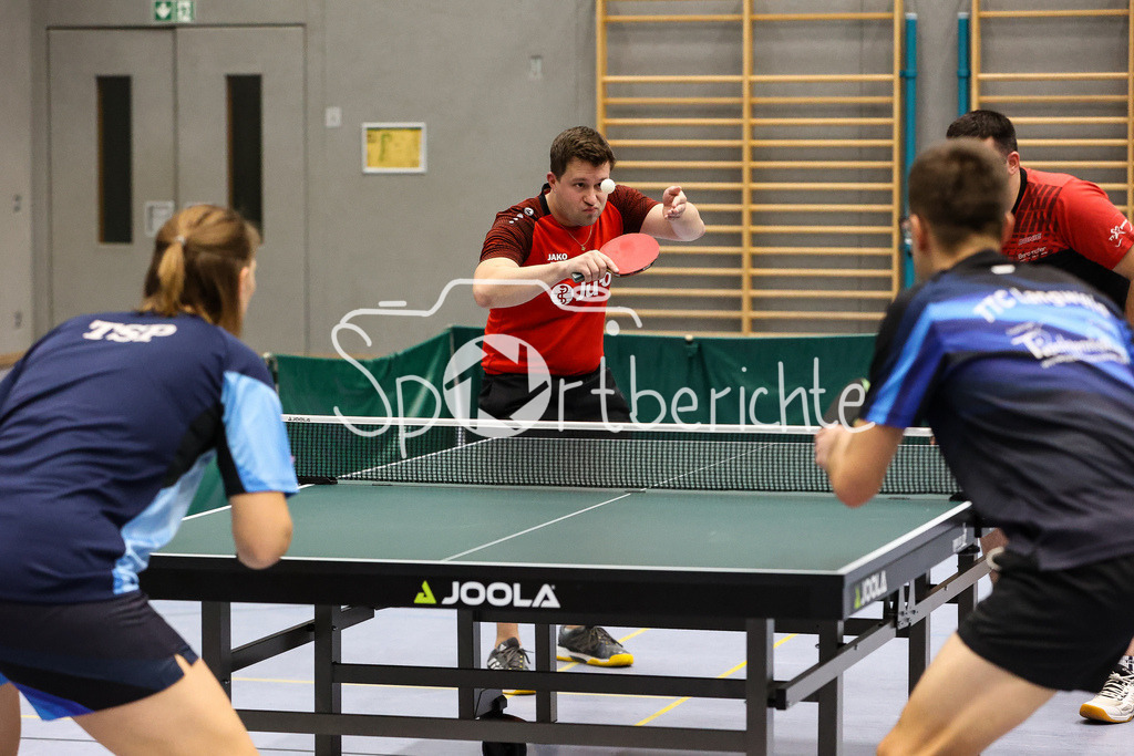 TSV 1868 Aichach - TTC Langweid | Katharina SCHNEIDER (TTC); Ralph VALERIUS