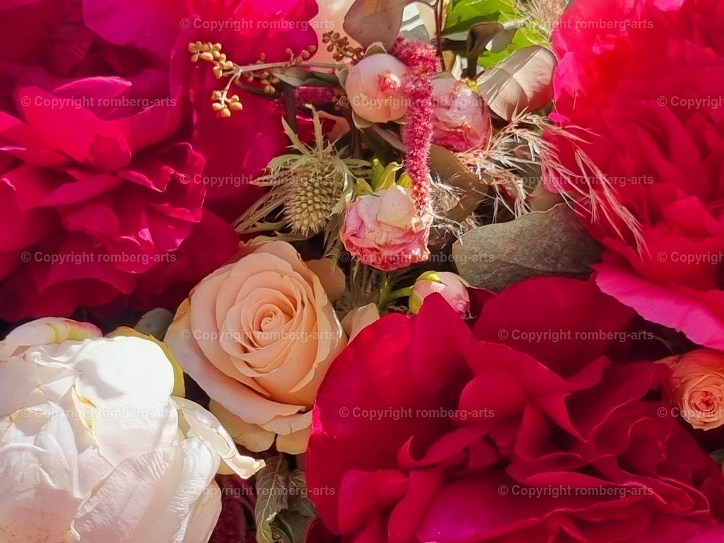 Roses2 | Rosen, Rosenstrauß, Blumen, üppiger Blumenstrauß