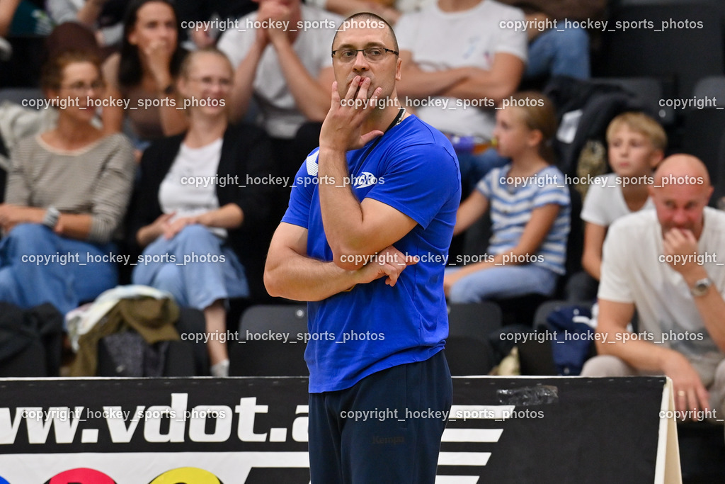 HSG Holding Graz vs. SC Ferlach 16.9.2022 | Headcoach SC Ferlach Arnaudovski Risto