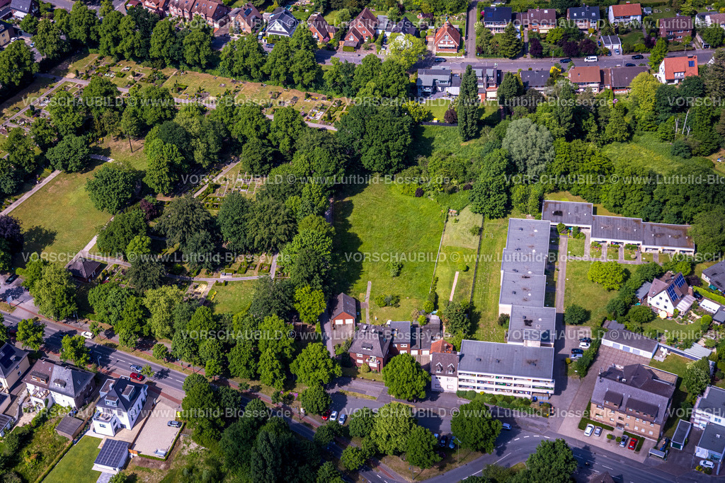 Hamm220504554 | Luftbild, Fläche zwischen Friedhof Mark und Seniorenheim, Uentrop, Hamm, Ruhrgebiet, Nordrhein-Westfalen, Deutschland