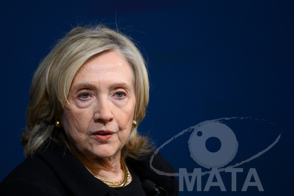 _DWA3974 | Die US-Politikerin Hillary Clinton auf der Veranstaltung Bridging Scholarship and Statecraft im Rahmen der Münchner Sicherheitskonferenz 2026. München, 13.02.2026 Bayern Deutschland  - Realisiert mit Pictrs.com