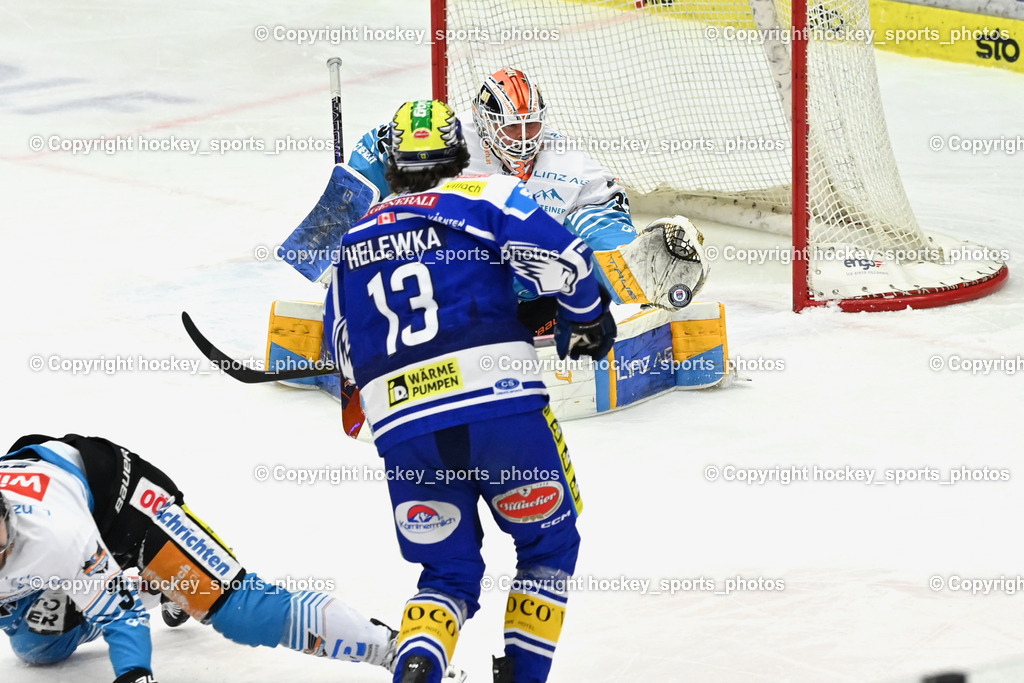 EC IDM Wärmepumpen VSV vs. Steinbach Black Wings Linz | #13 Adam Helewka EC VSV, #32 Rasmus Tirronen Black Wings Linz, EC IDM Wärmepumpen VSV vs. Steinbach Black Wings Linz, EC IDM Wärmepumpen VSV vs. Steinbach Black Wings Linz am 23.01.2026 in Villach (Stadthalle Villach), Austria, (Photo by Bernd Stefan)