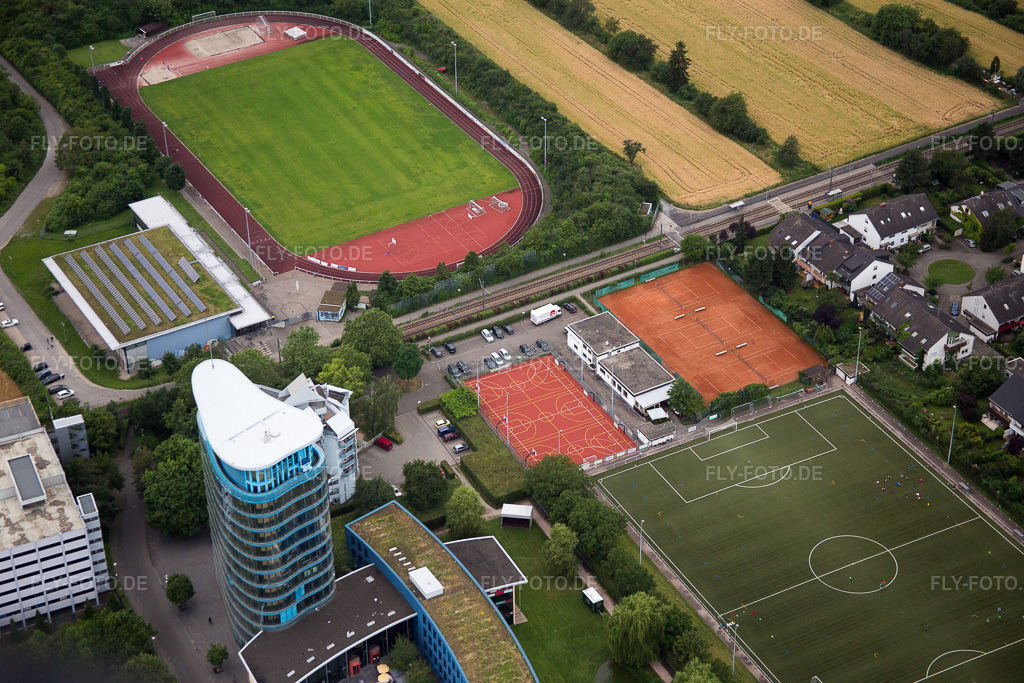 Luftbild: SRH Hochschule im Ortsteil Wieblingen in Heidelberg im Bundesland Baden-Württemberg in Deutschland. Foto: IMG_090805.jpg vom 04.07.2016 durch Werner Riehm/FLY-FOTO.de