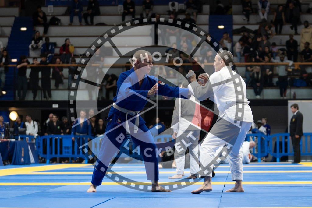 20240119PBB3582 | Fighters compete during the IBJJF European Championship in Paris, France, on January 19, 2024.