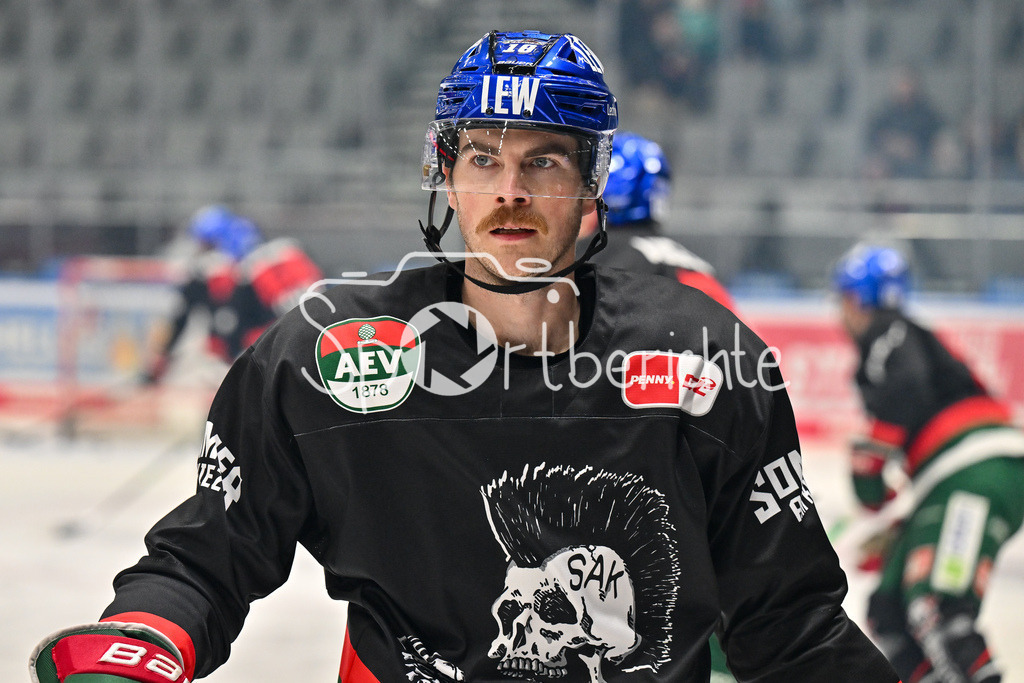 Augsburger Panther - Iserlohn Roosters | warmup Chris COLLINS (Augsburger Panther #10)