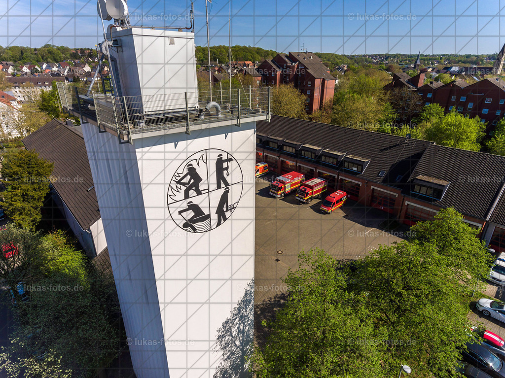 Feuerwehr Hauptwache Castrop Luftbild | Luftbild der Feuerwehr Hauptwache in Castrop - Realisiert mit Pictrs.com