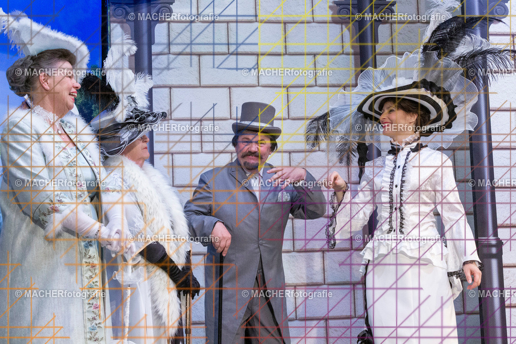 266_MFL-2025 | Portraitbilder von Regisseur; Darsteller; Techniker; Maske; Kostüme; Chor; Musiker; Bilderserie der Generalprobe und der Premierenvorstellung, Szenenbilder; Ausdrucksstudien; Bühnenüberblick; Bühnenkulissen; Pressefotos inkl. Redaktionsfoto Darstellergruppe.