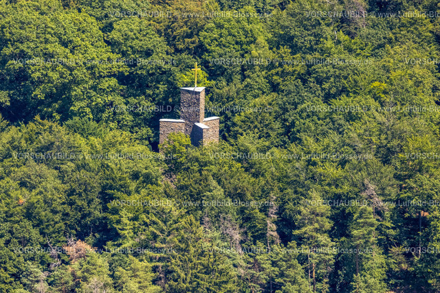 Gevelsberg230709407 | Luftbild, Ehrenmal im Stadtwald, Denkmal mit Kreuz, Gevelsberg, Ruhrgebiet, Nordrhein-Westfalen, Deutschland