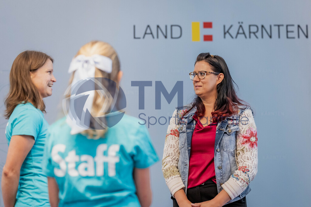TM-20250605-0040 | Pressetermin mit Landesrätin Sara Schaar, Fachreferent für Jugend Joachim Zmölnig, der Dreikönigsaktion und Katholischen Jungschar.Spiegelsaal, Klagenfurt, Österreich.Copyright: TM Sportscapture/Matthias Trinkl