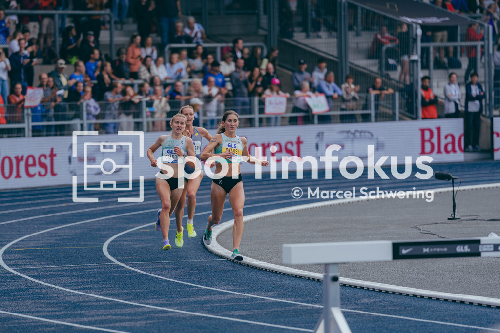 Deutsche Meisterschaften der Frauen und Männer 2026 | Gesa Felicitas Krause, Silvesterlauf Trier, Olivia Gürth, Silvesterlauf Trier, 3000 Meter Hindernis, finale, Deutsche Meisterschaften der Frauen und Männer 2026, Lohrheidestadion Bochum-Wattenscheid, 26.07.2026. Foto: Marcel Schwering / sportimfokus - Realisiert mit Pictrs.com