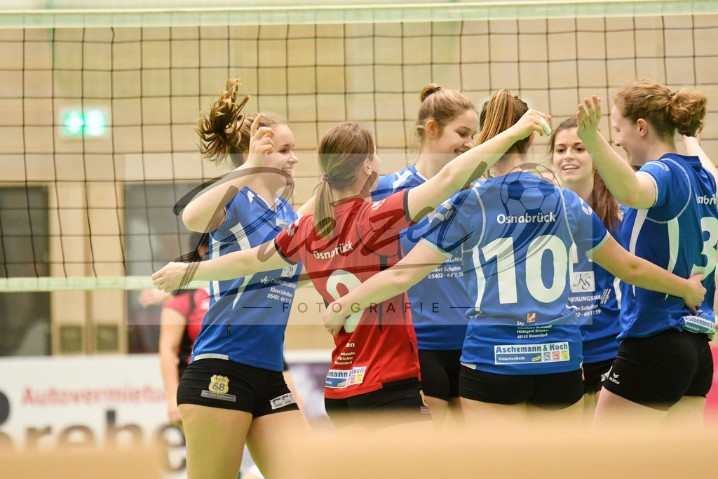 20200208_VCOASC_0036 | Volleyball, Frauen:   waehrend des Spiels der Regionalliga NordWest zwischen VC Osnabrueck und ASC 46 Goettingen in der Schlosswall-Halle am 08.02.2020 in Osnabrueck, Deutschland. - Realisiert mit Pictrs.com