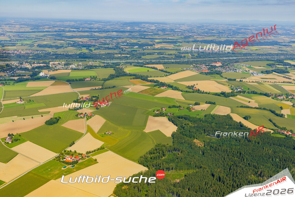 Luftaufnahme Schalchham Mörschwang - Die Luftaufnahme wurde 2025 vom UL-Flugzeug heraus erstellt ( keine Drohne ) - Hochauflösende Luftaufnahme - für professionelle Ausdrucke geeignet. Die Geschenkidee !Mit Lizenz und Bildrechte bestellbar