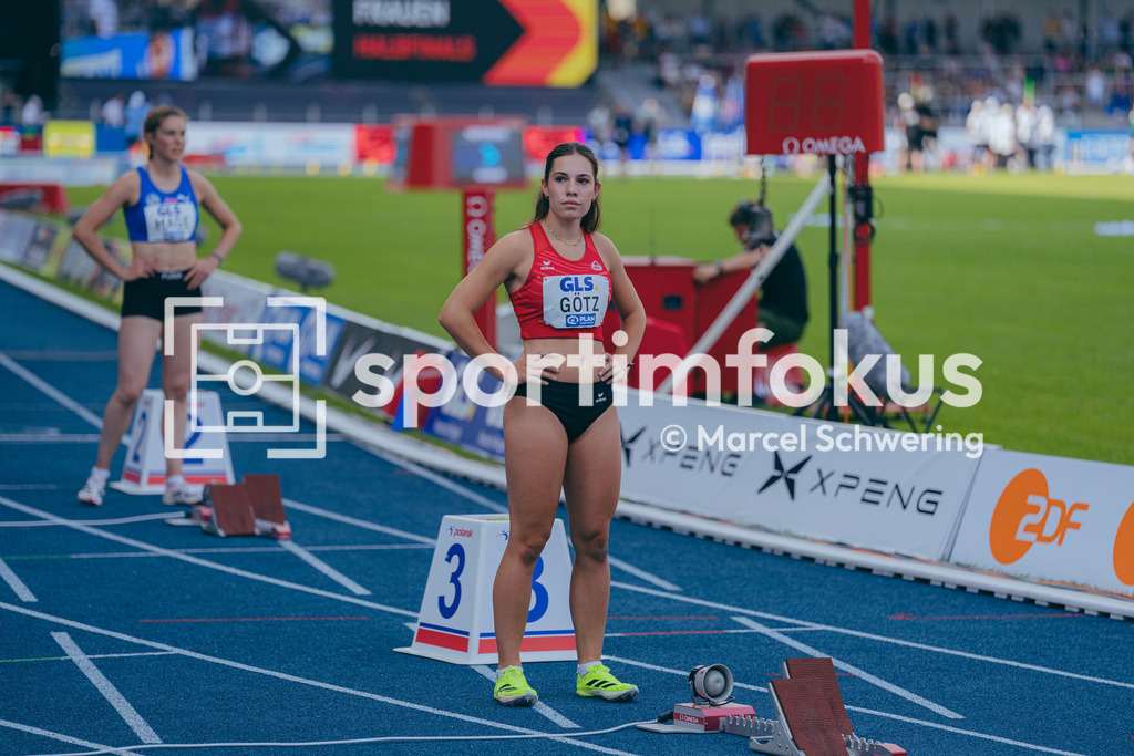 Deutsche Meisterschaften der Frauen und Männer 2026 | Lotta Götz, LG Rhein-Wied, 400 Meter Hürden, Halbfinale, Deutsche Meisterschaften der Frauen und Männer 2026, Lohrheidestadion Bochum-Wattenscheid, 25.07.2026. Foto: Marcel Schwering / sportimfokus - Realisiert mit Pictrs.com
