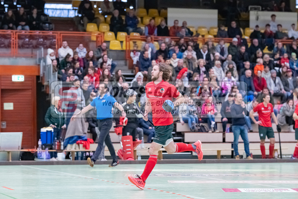 HK_20230122_103193 | 1. Bundesliga ( Halle ) Herren Crefelder HTC - Rot-Weiss Köln am 22.1.2023 Crefelder HTC  ( CHTC ) Halle Glockenspitz , Krefeld , Kossol Timo ( Crefelder HTC #3 )