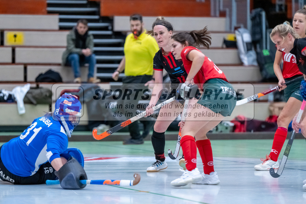 HK_20241214_100090 | 2. Bundesliga Halle Damen Crefelder HTC - DSD Düsseldorf am 14.12.2024 Halle Glockenpitz, Krefeld ,