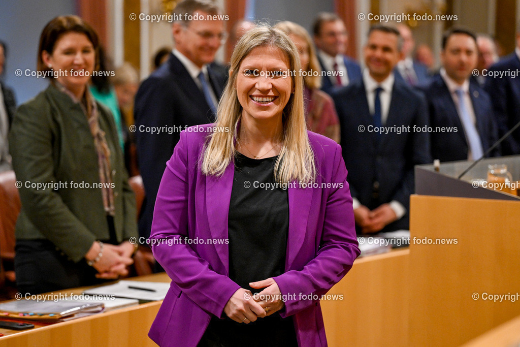 Landhaus Linz_ Promenade_ Landtagssitzung_ 25.01.2024-3 | 25.01.2024, Landhaus Linz AUT, Promenade, Landtagssitzung, im Bild Alexandra Platzer (VP, LAbg.)