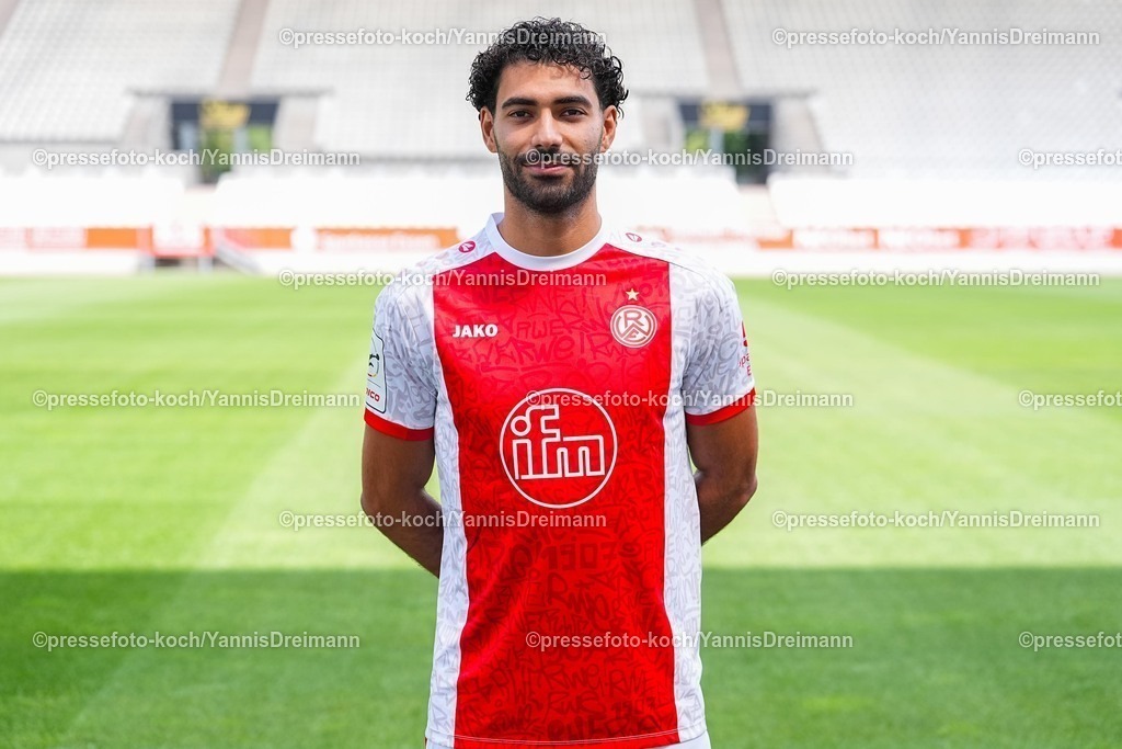 RWE22072501033 | Ekin Celebi; Rot-Weiss Essen; 3.Liga, Porträttermin 2025/2026, 22.07.2025