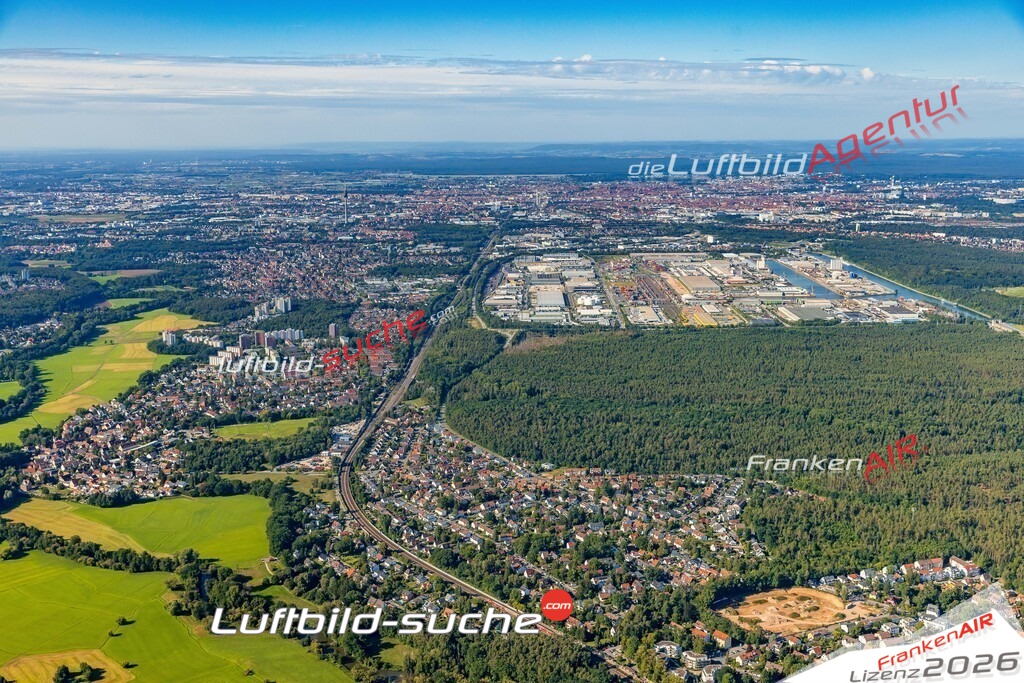 Katzwang Nürnberg Bild- Das Luftbild wurde 2025 vom UL-Flugzeug heraus erstellt ( keine Drohne ) - Hochauflösende Luftaufnahme -Nicht vergleichbar mit Google Maps oder Satelittenbilder- Die Geschenkidee !Mit Lizenz und Bildrechte bestellbar