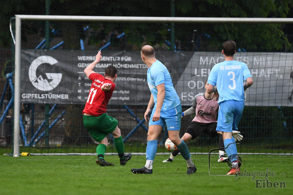 BV Bockhorn-SG FriPe | Relegation zur Kreisliga; BV Bockhorn (blau)-SG FriPe (rot) am 05.06.2025 in Oldenburg/Ofenerdiek (Lagerstraße), Photo: Philip Eiben 2025 - Realisiert mit Pictrs.com