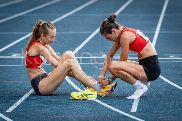 Deutsche Leichtathletik-Meisterschaften; Bochum-Wattenscheid, 25.07.2026 | Frieda Breitkopf (LG Brillux Münster); Deutsche Leichtathletik-Meisterschaften am 25.07.2026 im Lorheide-Stadion, Bochum-Wattenscheid (Nordrhein-Westfalen).