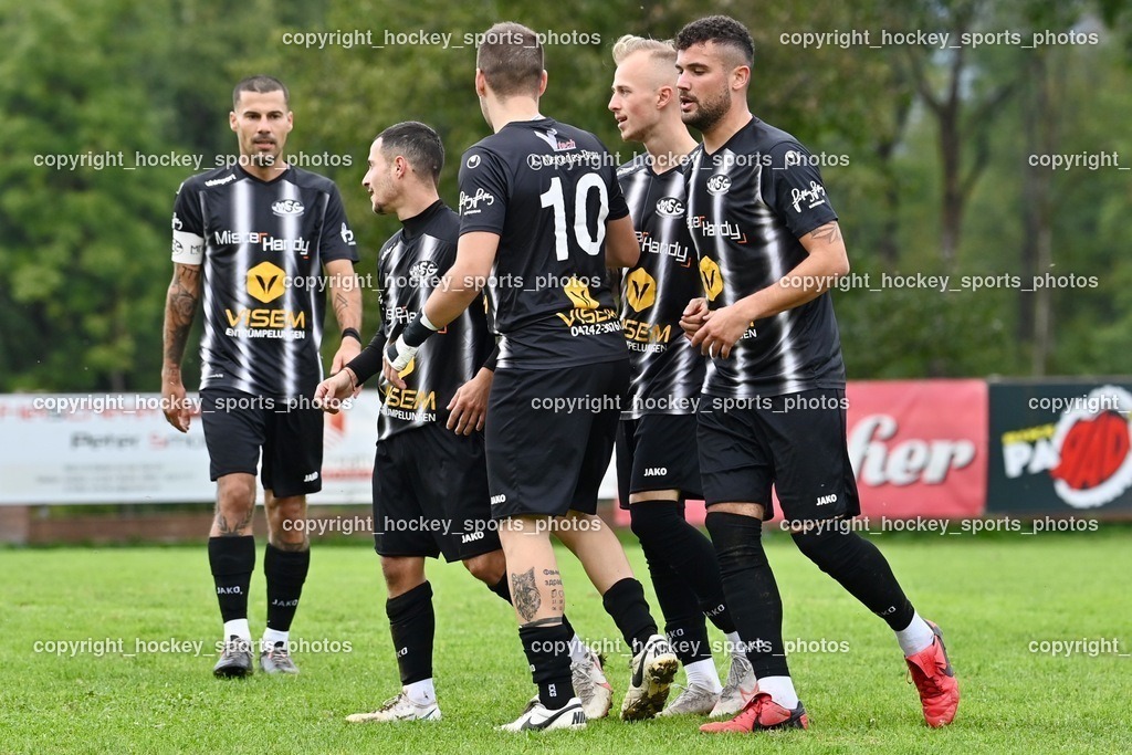SV Draschitz vs. SC Magdalen 25.9.2022 | Jubel SC Magdalen #11 Sandro Ebner, #18 Rabitsch  Gianluca, #7 Medle Anze, #10 Modic Marko, #29 Smardzic Dulaga