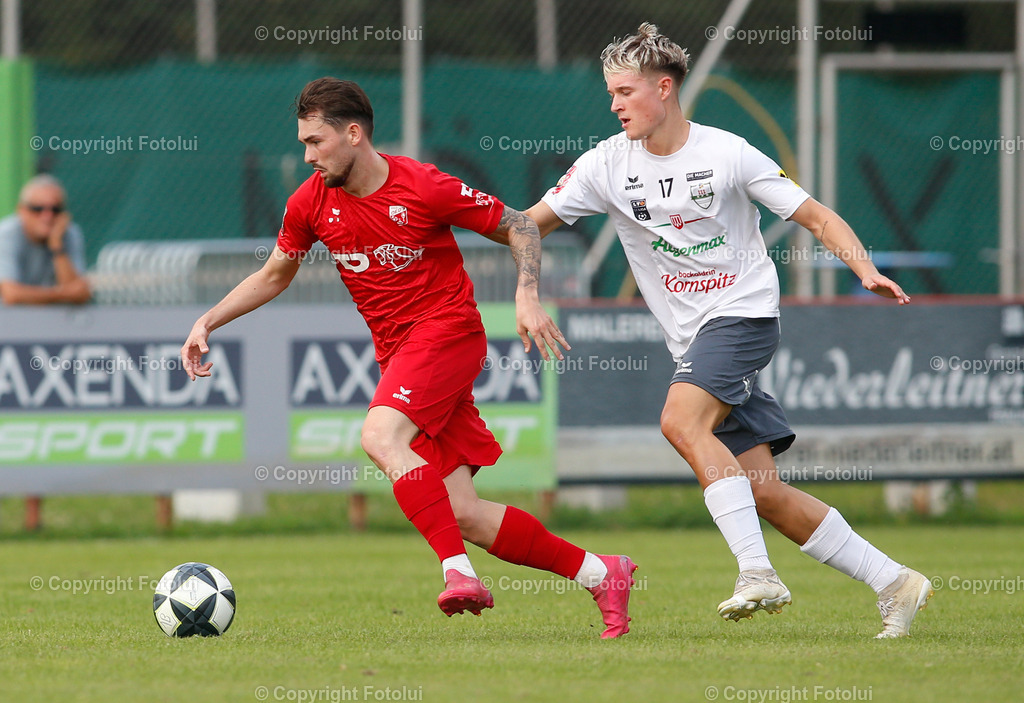 A_LUI_16082025_11 | SPORT,FUSSBALL,LT1 OOE LIGA ASKOE OEDT 1B-SPG ALGENMAX PREGARTEN 16.08.2025 IM BILD.FLORIAN AIGNER  (OEDT 1B) UND JULIAN RECHBERGER (PREGARTEN) FOTO :FOTOLUI