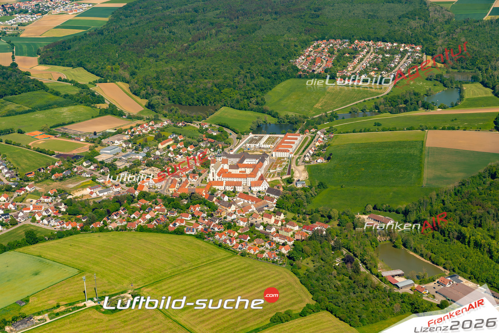 Das Luftbild zeigt :  Kaisheim - Die Luftaufnahme wurde 2024 vom UL-Flugzeug aus erstellt ( keine Drohne ) - Hochauflösende Luftaufnahme - Für grossformatige Ausdrucke geeignet. Die Geschenkidee !Mit Lizenz und Bildrechte bestellbar