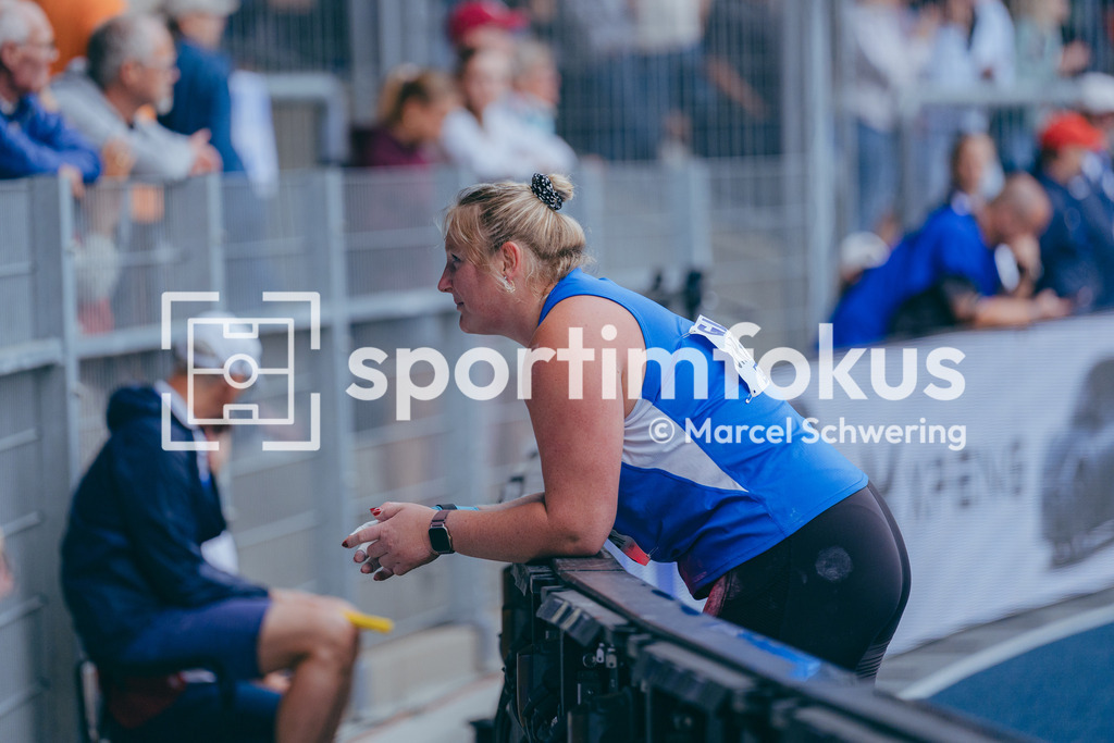 Deutsche Meisterschaften der Frauen und Männer 2026 | Julia Ritter, TV Wattenscheid 01, Kugel, Deutsche Meisterschaften der Frauen und Männer 2026, Lohrheidestadion Bochum-Wattenscheid, 26.07.2026. Foto: Marcel Schwering / sportimfokus - Realisiert mit Pictrs.com