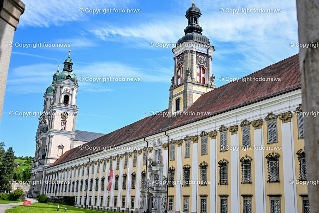 Stift St. Florian_ 08.08.023-57 | 08.08.2023, St. Florian, AUT, Augustiner Chorherrenstift St. Florian, im Bild Augustiner Chorherrenstift St. Florian