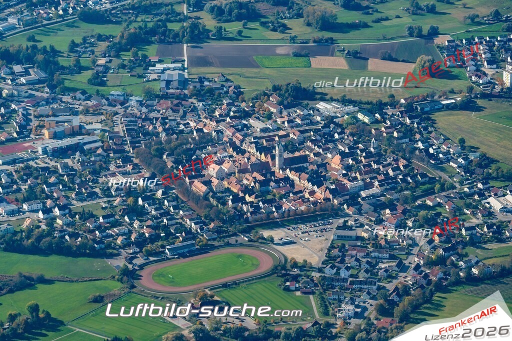 aktuelles Luftbild von Badgoegging Neustadt-donau - Luftaufnahme wurde 2018 von https://frankenair.de mittels Flugzeug (keine Drohne) erstellt.