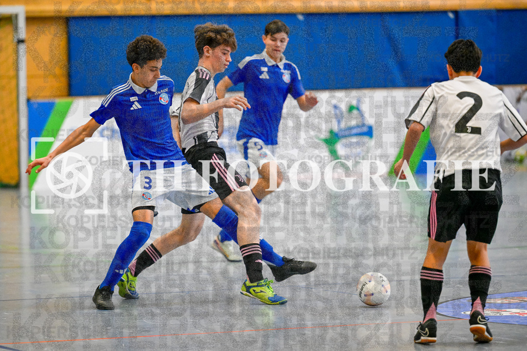 GER, Juventus - RC Strasbourg, Fussball, U14 Hallenturnier, PS-Immo-Cup 2026, 18.01.2026 | Juve, RC Strasbourg