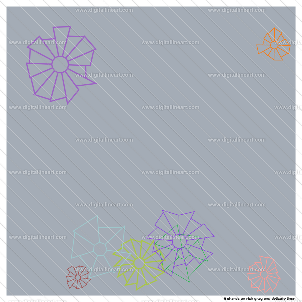 8-shards-rich-gray-and-delicate-linen | digitallineart - Realisiert mit Pictrs.com