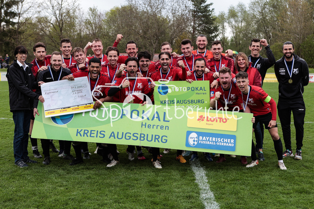 TSV Dinkelscherben - TSV Aindling | Jubelfoto TSV Aindling  / Siegerfoto
