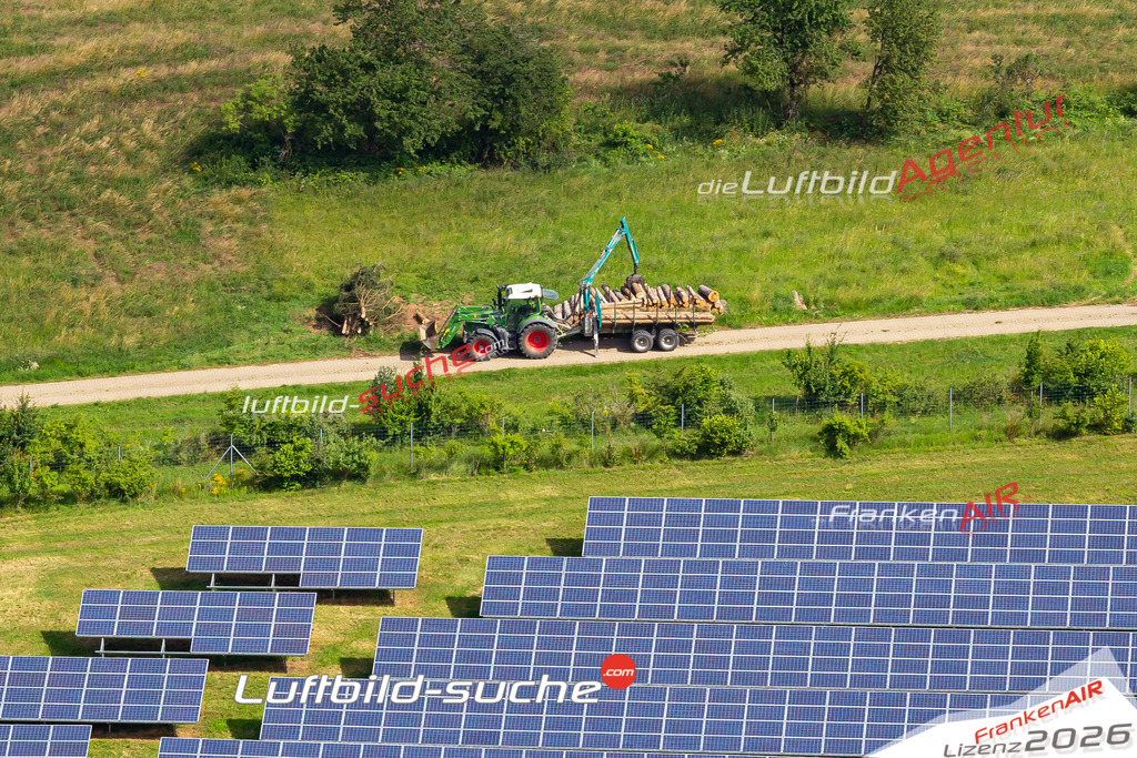 Aktuelles Luftbild von energie-holz-sonne Kasendorf - Die Luftaufnahme wurde 2020 mittels UL-Flugzeug erstellt ( keine Drohne ) - hochauflösende Kamera-Systeme von  Canon -Beste Qualität - Für grossformatige Ausdrucke geeignet. Die Geschenkidee !
