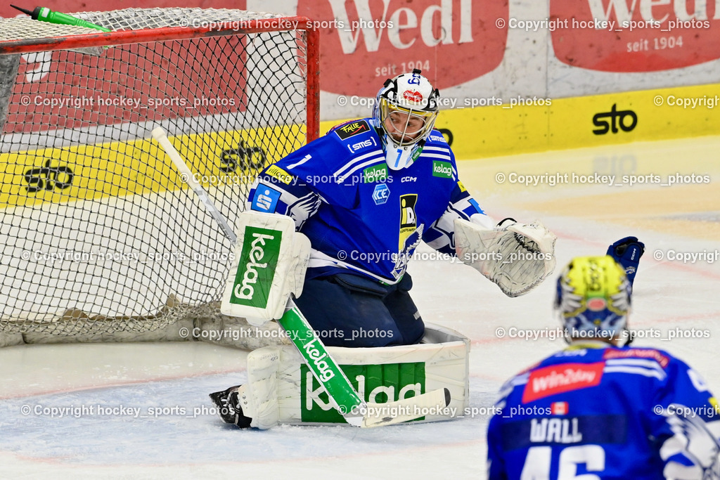 EC VSV vs. HC Bozen 16.2.2024 | #1 Jean-Philippe Lamoureux, EC VSV vs. HC Bozen 16.2.2024, EC VSV vs. HC Bozen 16.2.2024 am 16.02.2024 in Villach (Stadthalle Villach), Austria, (Photo by Bernd Stefan)